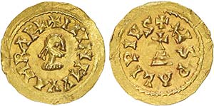 Visigoth - Wamba (672-680) - Gold - ... 