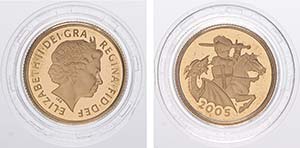 Great Britain - Gold - Sovereign 2005, ... 