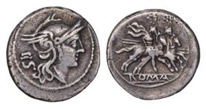 Roman - Republic - Sestertius, Silver; ... 