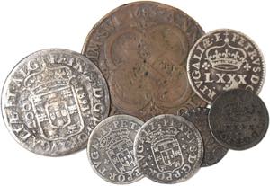 D. Pedro Príncipe Regente - Lote (7 moedas) ... 