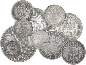 D. Maria I - Lote (10 moedas) - Cruzado Novo ... 