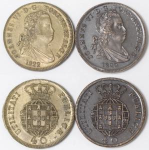 D. João VI - Lote (2 moedas) - Pataco 1822, ... 