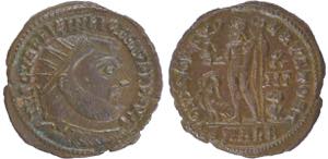 Romanas - Licínio (308-324) - AE Follis; ... 