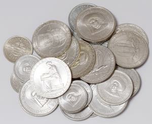 República - Lote (44 moedas) - 20$00 1953 ... 