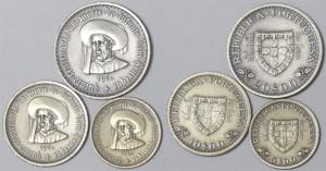 República - Lote (3 moedas) - 20$00, 10$00 ... 
