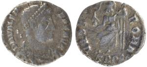 Roman - Valens (364-378) - Siliquia, Silver; ... 