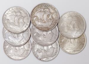 República - Lote (8 moedas) - 10$00 1932, ... 