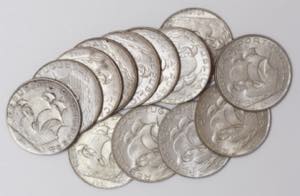 República - Lote (13 moedas) - 2$50 1933 ... 