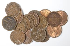 República - Lote (20 moedas) - XX Centavos ... 