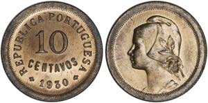 República - 10 Centavos 1930; G.09.04; ... 