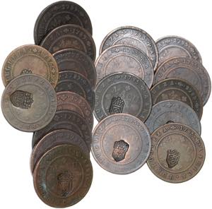 Angola - D. Maria II - Lote (19 moedas) - ... 