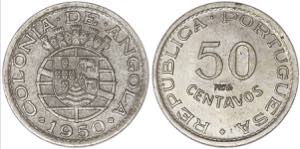 Angola - República - 50 Centavos 1950; ... 