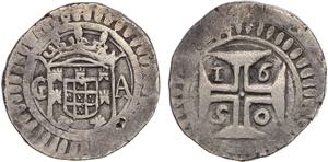 Índia - D. João IV - Xerafim 1650; G-A, ... 
