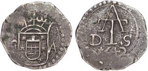 Índia - D. João IV - Tanga 1642; G-A/D-S, ... 