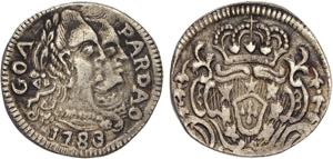 Índia - D. Maria I e D. Pedro III - Pardau ... 