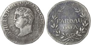 Índia - D. Luís I - Pardau 18(...); data ... 