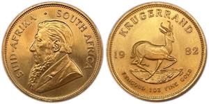 South Africa - Gold - Krugerrand 1982; ... 
