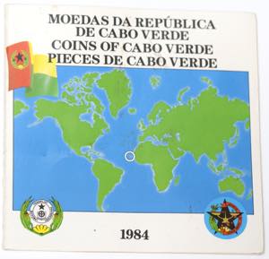 Cabo Verde - Série de 8 moedas 1980/1984 em ... 