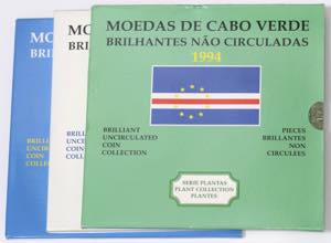 Cabo Verde - Moedas de Cabo Verde BNC 1994 ... 
