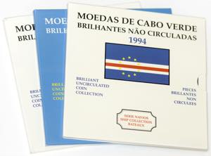 Cabo Verde - Moedas de Cabo Verde BNC 1994 ... 