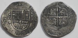 Spain - Felipe II (1556-1598) - 8 Reales ND; ... 