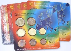 Spain - Emissão de moedas correntes dos ... 