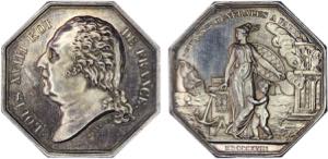 Medals - Silver - 1818 - Barre F. - obverse: ... 