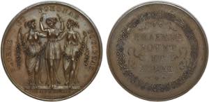 Medalhas - Cobre - 1854 - Freire Gv. - ... 