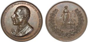 Medals - Copper - 1887 - C. Maia - Dedicated ... 