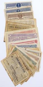 Emergency Paper Money - Portugal - Lote (18 ... 