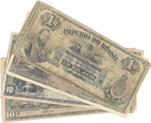 Paper Money - Brazil - Lote (4 notas) - 1000 ... 