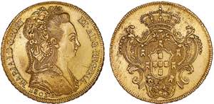D. Maria I - Ouro - Peça 1801 R; G.33.22, ... 