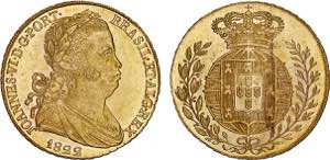 D. João VI - Ouro - Peça 1822; (7+6) ... 