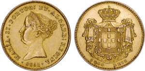 Portugal - D. Maria II (1834-1853) - Gold - ... 