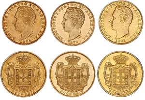 D. Luís I - Lote (3 moedas) - Ouro - 2000 ... 