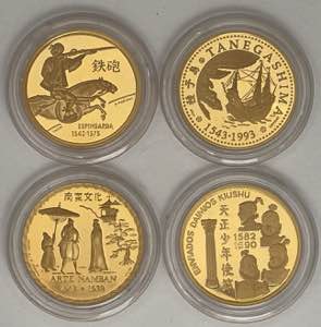 República - Ouro - 4 moedas - ... 