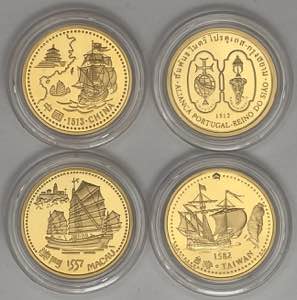 República - Ouro - 4 moedas - Navegando no ... 
