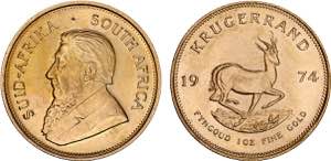 South Africa - Gold - Krugerrand 1974; ... 