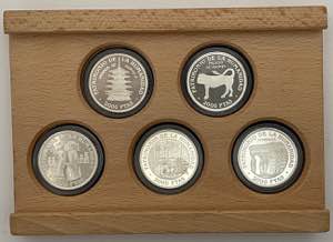 Spain - Silver - 5 coins - Fabrica Nacional ... 