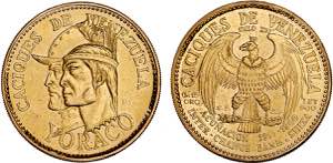 Medals - Venezuela - Gold - Medal; CACIQUES ... 