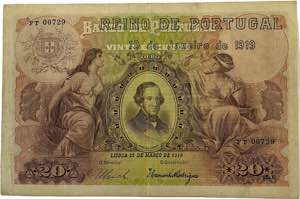 Paper Money - Banco de Portugal - 20 Escudos ... 