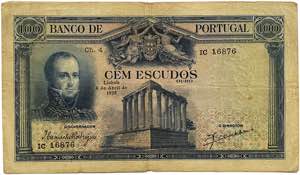 Paper Money - Banco de Portugal - 100 ... 