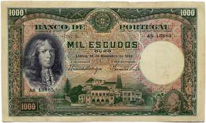 Paper Money - Banco de Portugal - 1000 ... 