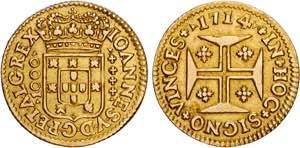 D. João V - Ouro - Quartinho 1714; G.88.10, ... 