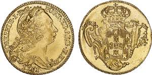 D. José I - Ouro - Peça 1761; G.53.13, JS ... 