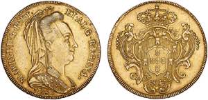 D. Maria I - Ouro - Peça 1788 R; R sem ... 