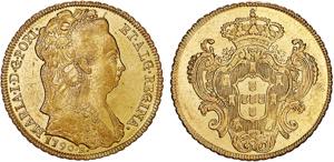 D. Maria I - Ouro - Peça 1790 R; G.33.02, ... 