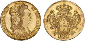 D. Maria I - Ouro - Peça 1793 R; G.33.09, ... 