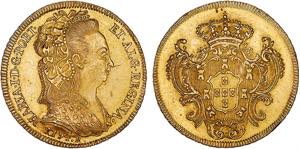 D. Maria I - Ouro - Peça 1794 R; G.33.10, ... 