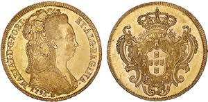 D. Maria I - Ouro - Peça 1795 R; G.33.11, ... 